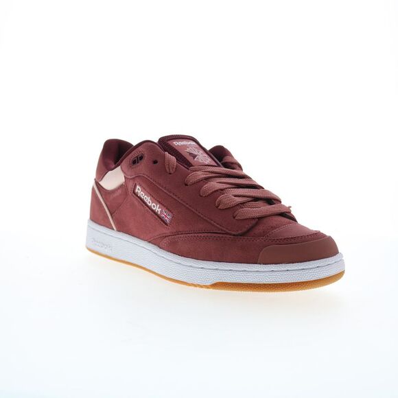 Reebok Mens Club C Bulc Burgundy Shoes (NWT) - Picture 2 of 7